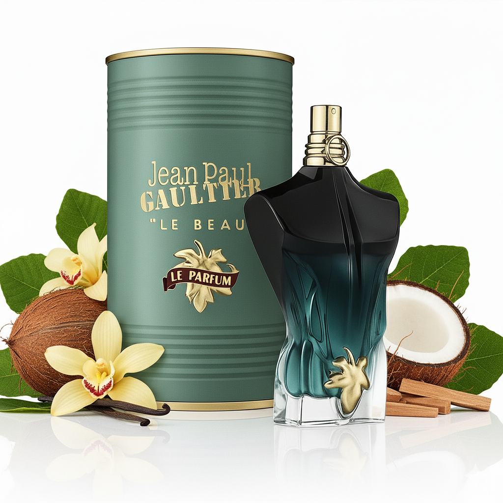 Men's Jean Paul Gaultier Le Beau Perfume Eau De Parfum Intense Long Lasting Sweet and Tropical freshness Perfume - Acquisti Online