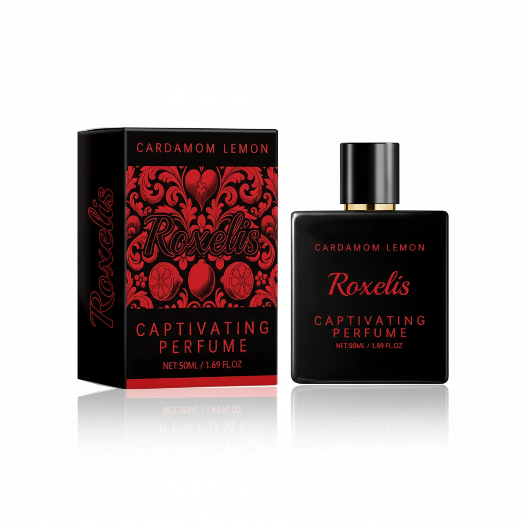 Roxelis Rich Men's Captivating Perfume 50ml Cardamom Lemon Natural Light Fresh Charming Long Lasting Men's Perfume - Acquisti Online