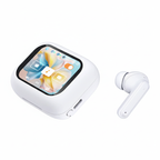 Wireless Bluetooth Touch Screen Display TWS Earbuds ANC Noise Cancelling LCD Touch Screen Display In-Ear Headphone