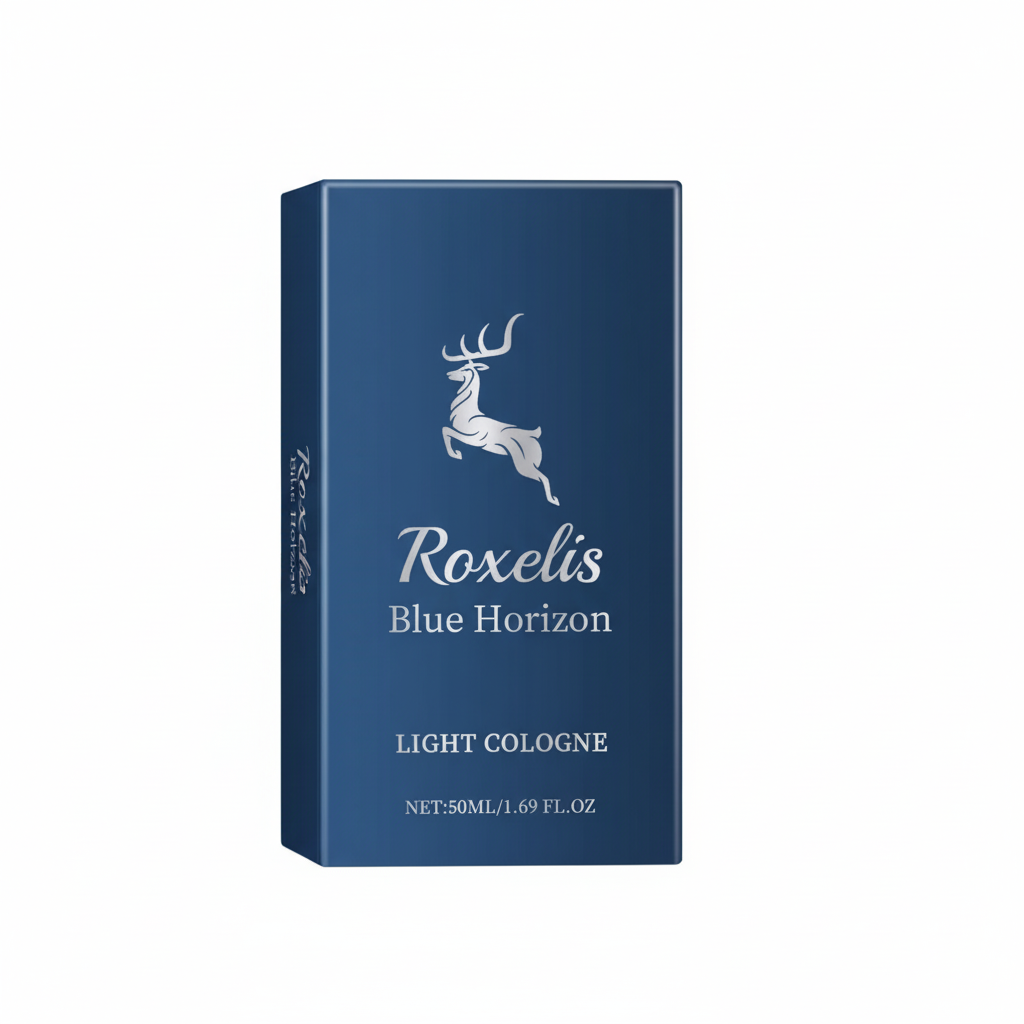 Roxelis Men's Blue Horizon Light Cologne Perfumes 50ml Eau De Fragrance Natural Fresh Long Lasting Men's Perfumes - Acquisti Online