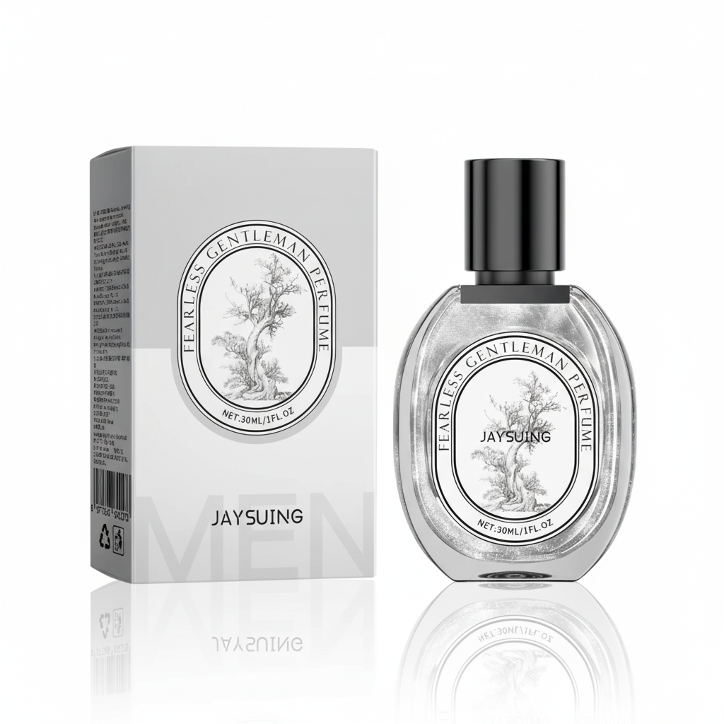 Jaysuing Men's Fearless Gentleman Perfume 30ml Classic High-Grade Light Fresh Natural Fragrance Long Lasting Men's Fragrance