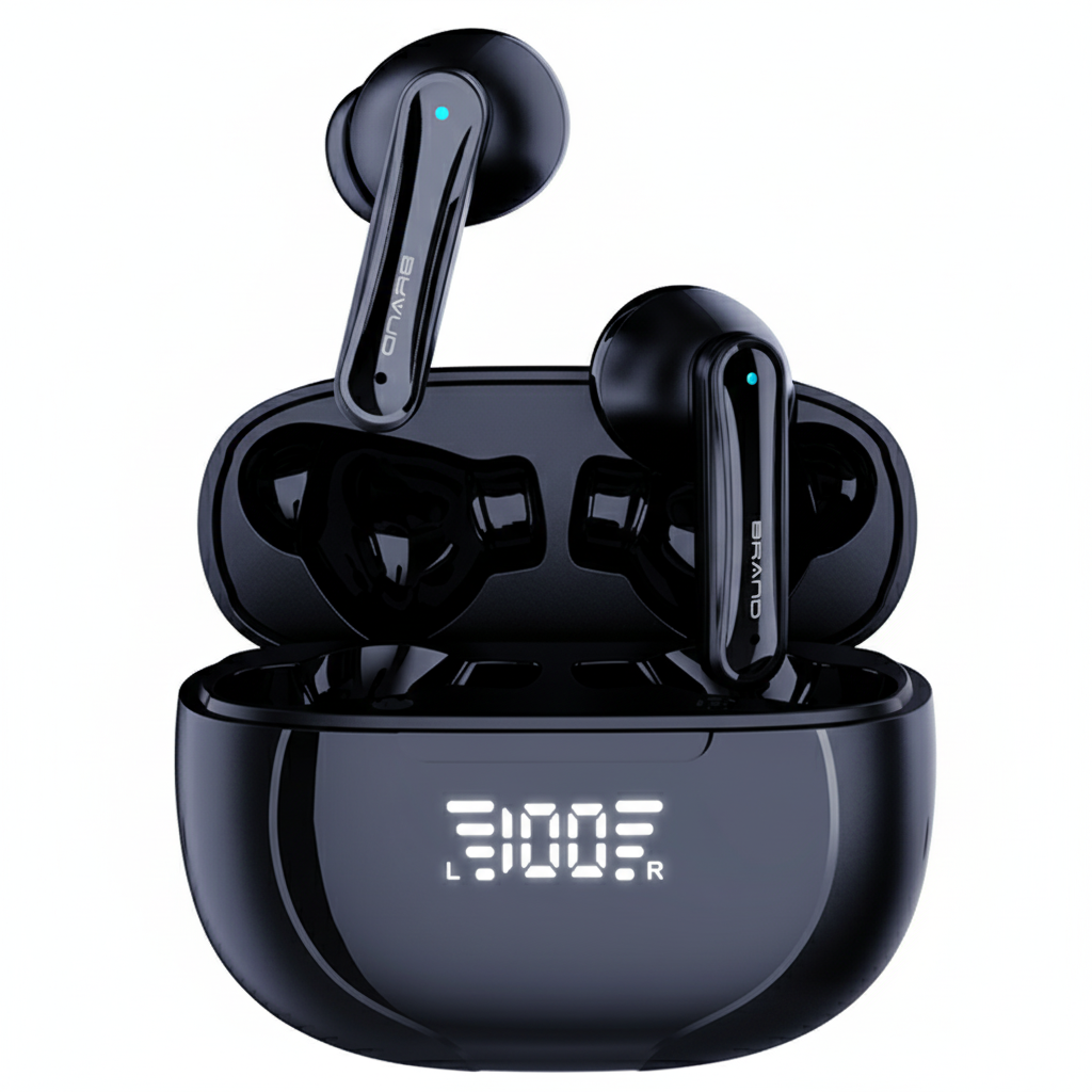 Auricolari wireless A8 Bluetooth 5.3 A8 Cuffie auricolari in-ear con microfono con cancellazione del rumore Display LED della batteria Auricolari