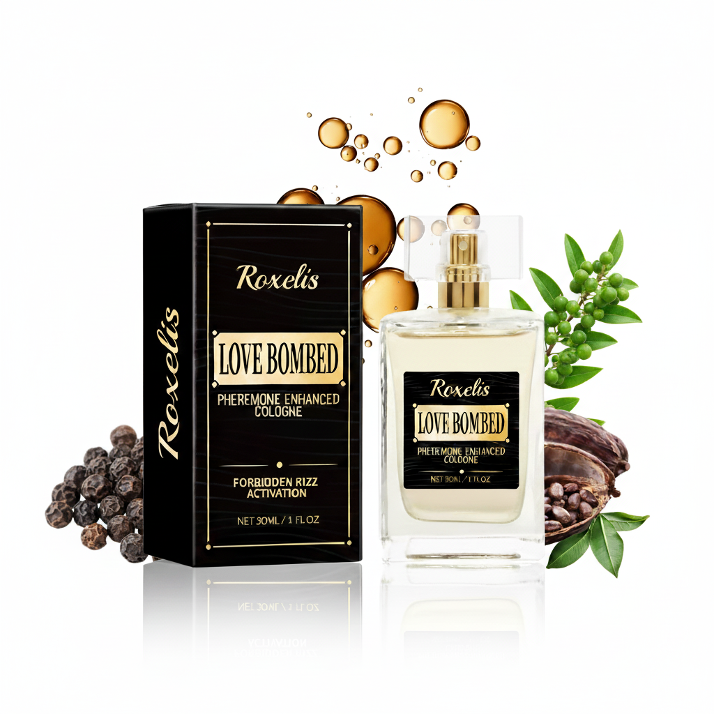 Roxelis Men's Pheremone Enhanced Cologne Love Bombed Perfume 30ml Long Lasting Light Natural Men's Fragrance - Acquisti Online