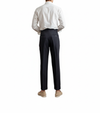 Men's Fashionable Retro Casual Niche Trendy Suit Pants Solid Color Mid Waist Loose Business Men's Casual Pants