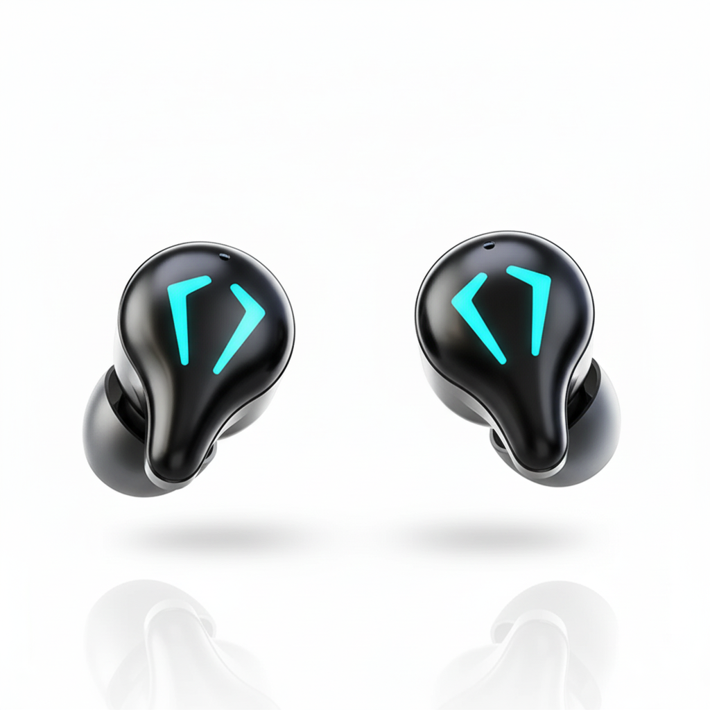 Auricolari wireless T19 Bluetooth TWS Cuffie wireless LED Light Mini auricolari wireless in-ear con riduzione del rumore Bluetooth