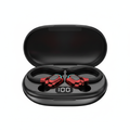 Draadloze TWS F8 Bluetooth-hoofdtelefoon Draadloze oordopjes Digitaal LED-scherm Over-ear oordopjes met oorhaak Hoofdtelefoon