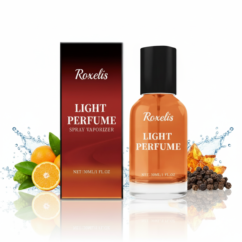 Roxelis Light Perfume 30ml Women's Eau De Toilette Cologne Natural Exudes Charm Light Elegance Women's Perfume - Acquisti Online