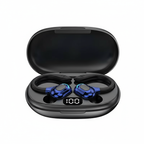 Wireless TWS F8 Bluetooth Headphones Wireless Earbuds Digital LED Display Over-Ear Earphones with Earhook Headphone