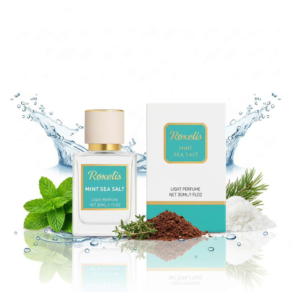 Women's Roxelis Mint Sea Salt Light Perfume 30ml Mild Fresh Elegant Long Lasting Fragrance Luxury Women's Perfume - Acquisti Online