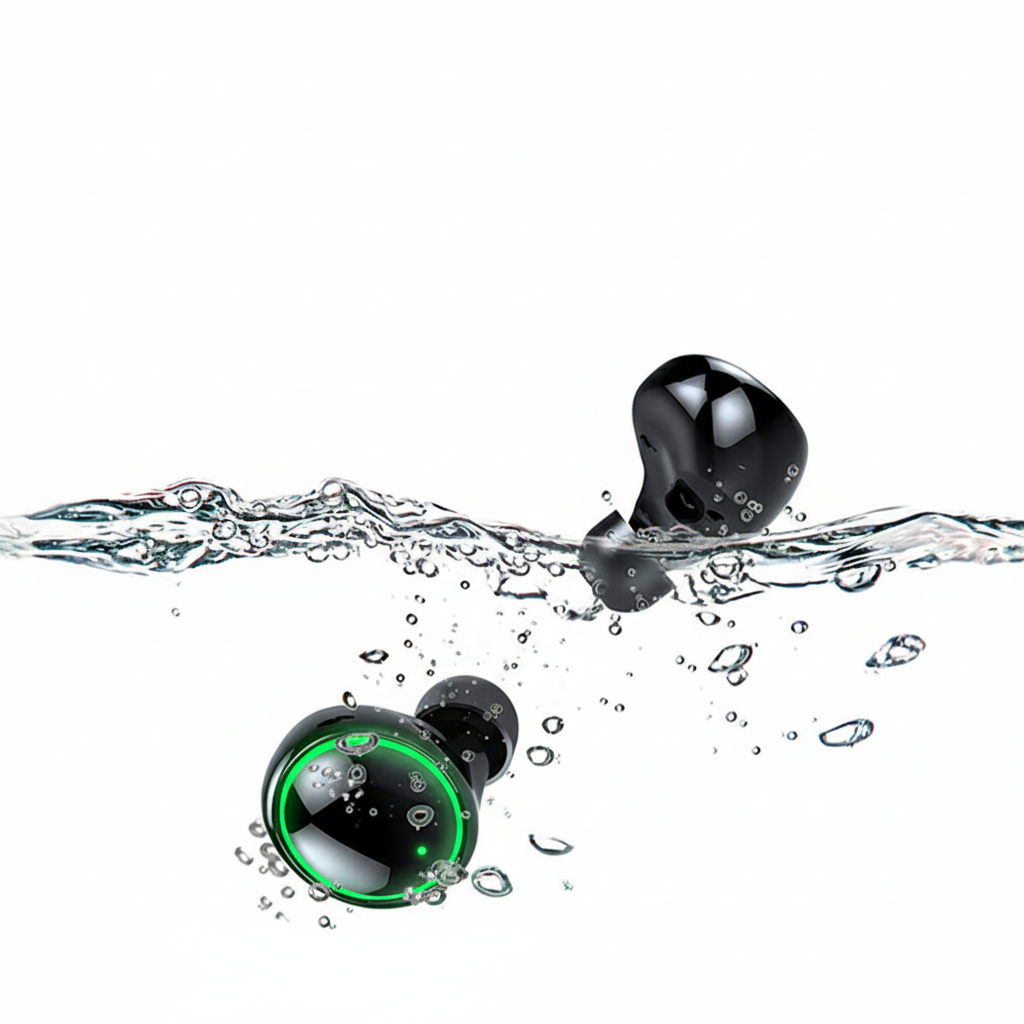 C5S Wireless Earbuds Digital Display 5.0V Wireless Bluetooth Headphone TWS Mini Earbuds IPX8 Waterproof Earpods