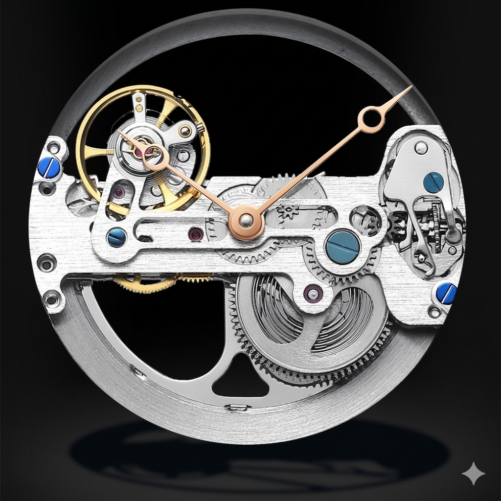 Ailang Men's Business Casual Automatic Mechanical Watch Creative Hollow Leather Band Waterproof Man Watch - Acquisti Online
