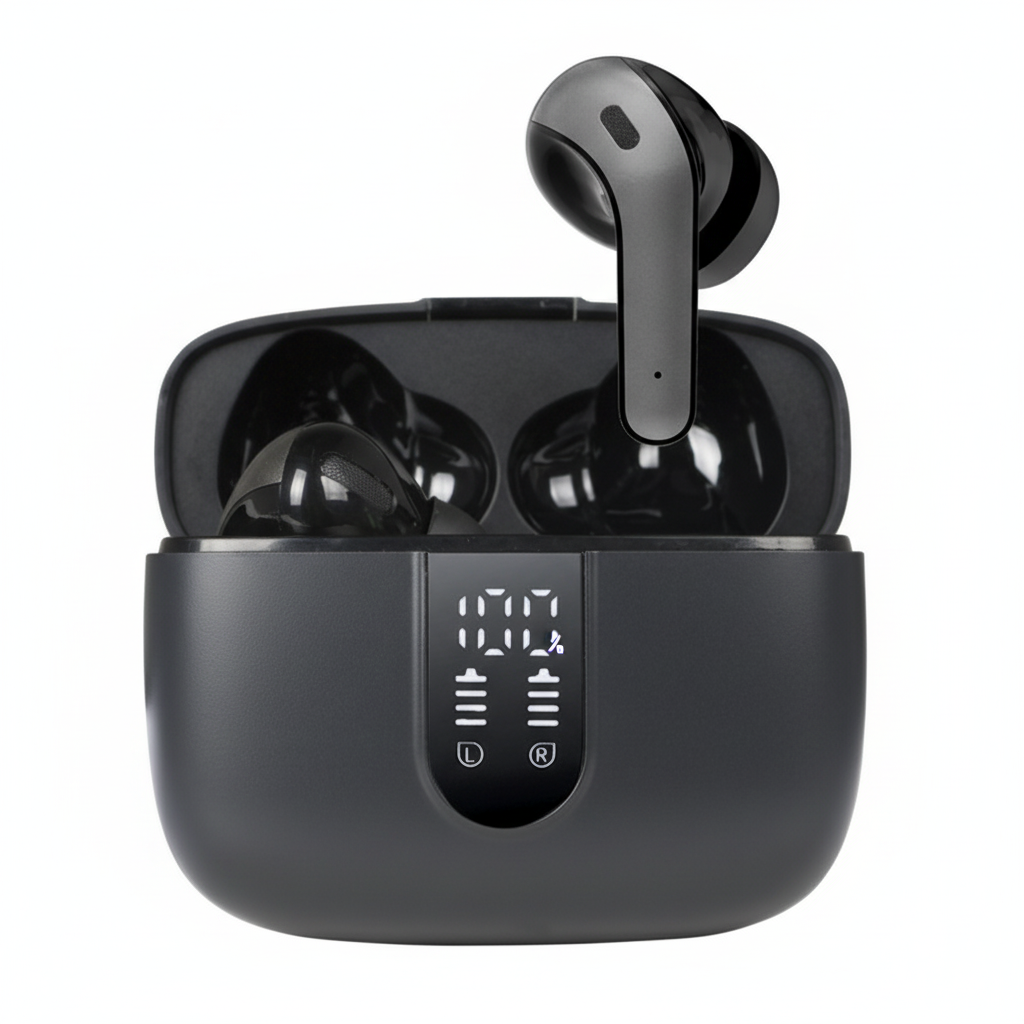 Auricolari wireless X08 TWS True Cuffie auricolari Bluetooth con cancellazione del rumore e display digitale Auricolari BT impermeabili