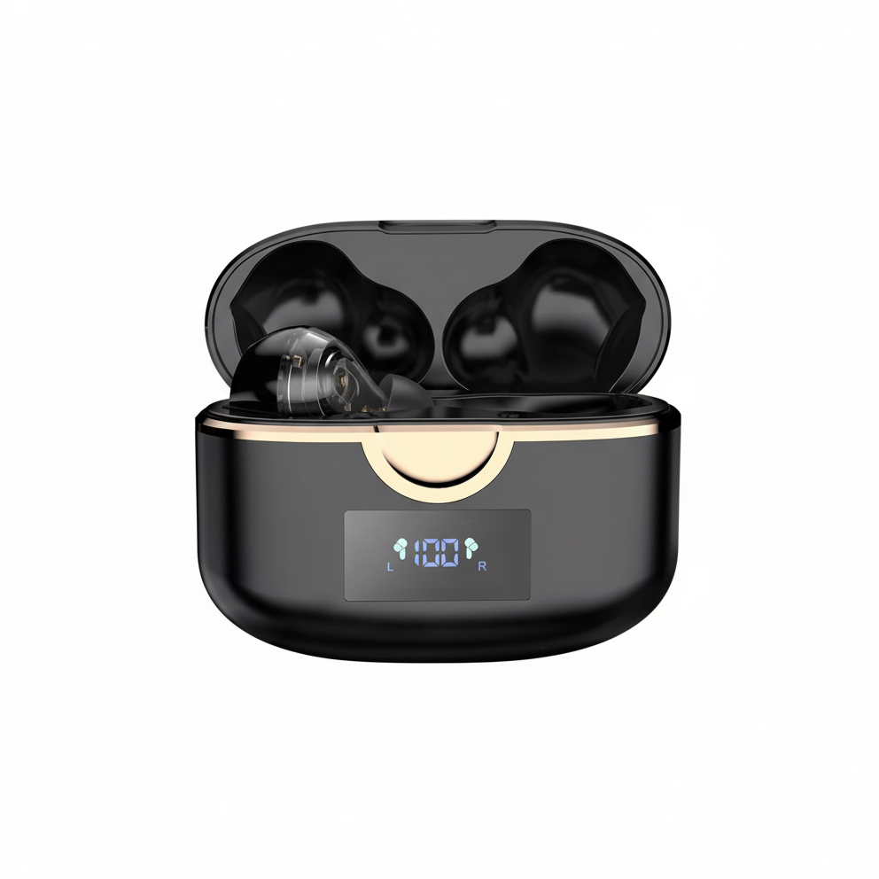 T22 TWS Wireless Earphone NFC True Stereo Waterproof MINI  Headphones Earbuds Digital Display Bluetooth Headphone