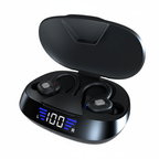 VV2 Wireless Earbuds Bluetooth Headset Binaural Ear Hook Touch Control Headphone With LED Display Headphone