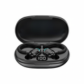 Cuffie Bluetooth wireless TWS F8, auricolari wireless, display LED digitale, auricolari over-ear con gancio auricolare