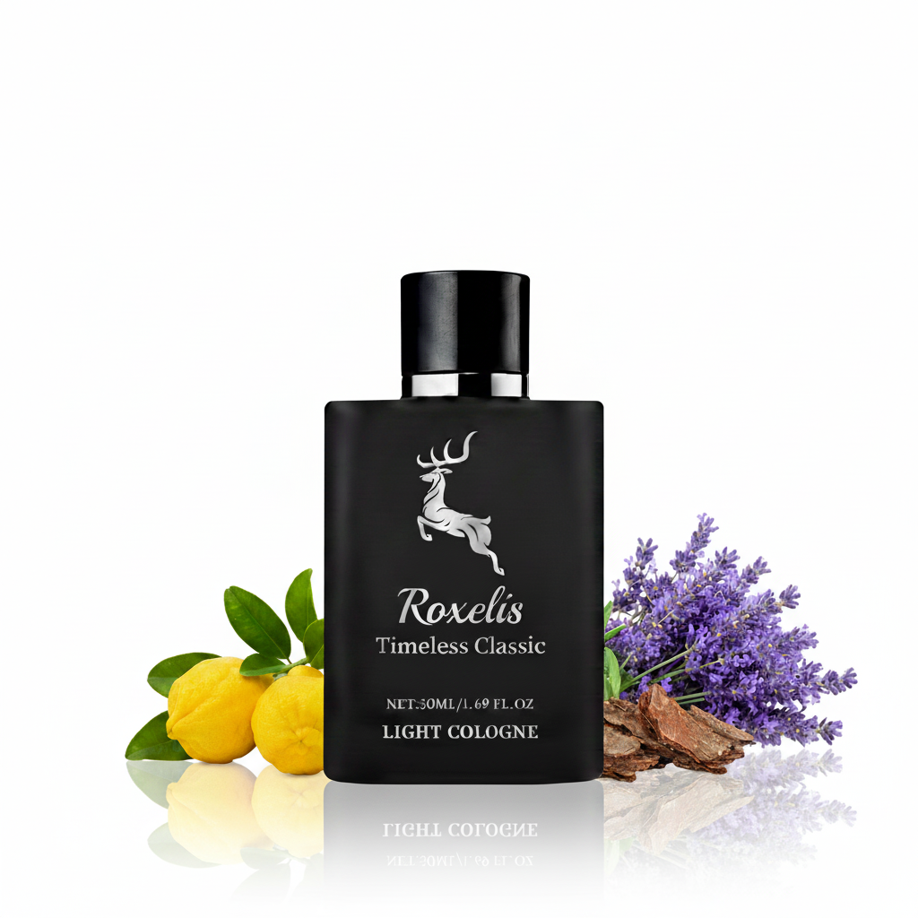 Roxelis Men's Timeless Classic Light Cologne Perfume 50ml Charm Natural Fresh Exudes Long Lasting Men's Fragrance - Acquisti Online