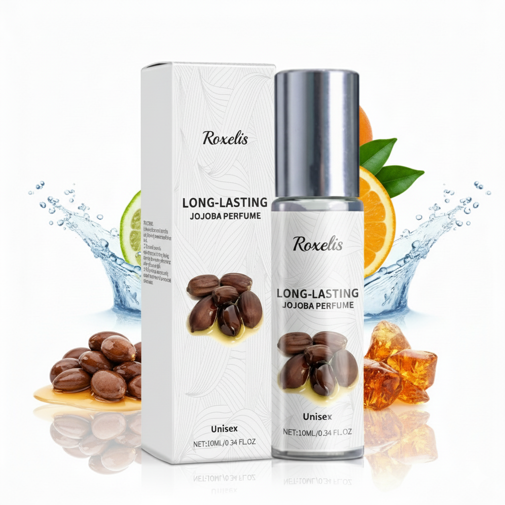 Roxelis Jojoba Perfume 10ml Rolling Ball Oil Perfume Cologne Lasting Fragrance Fresh Fragrance Light Elegant Perfume - Acquisti Online