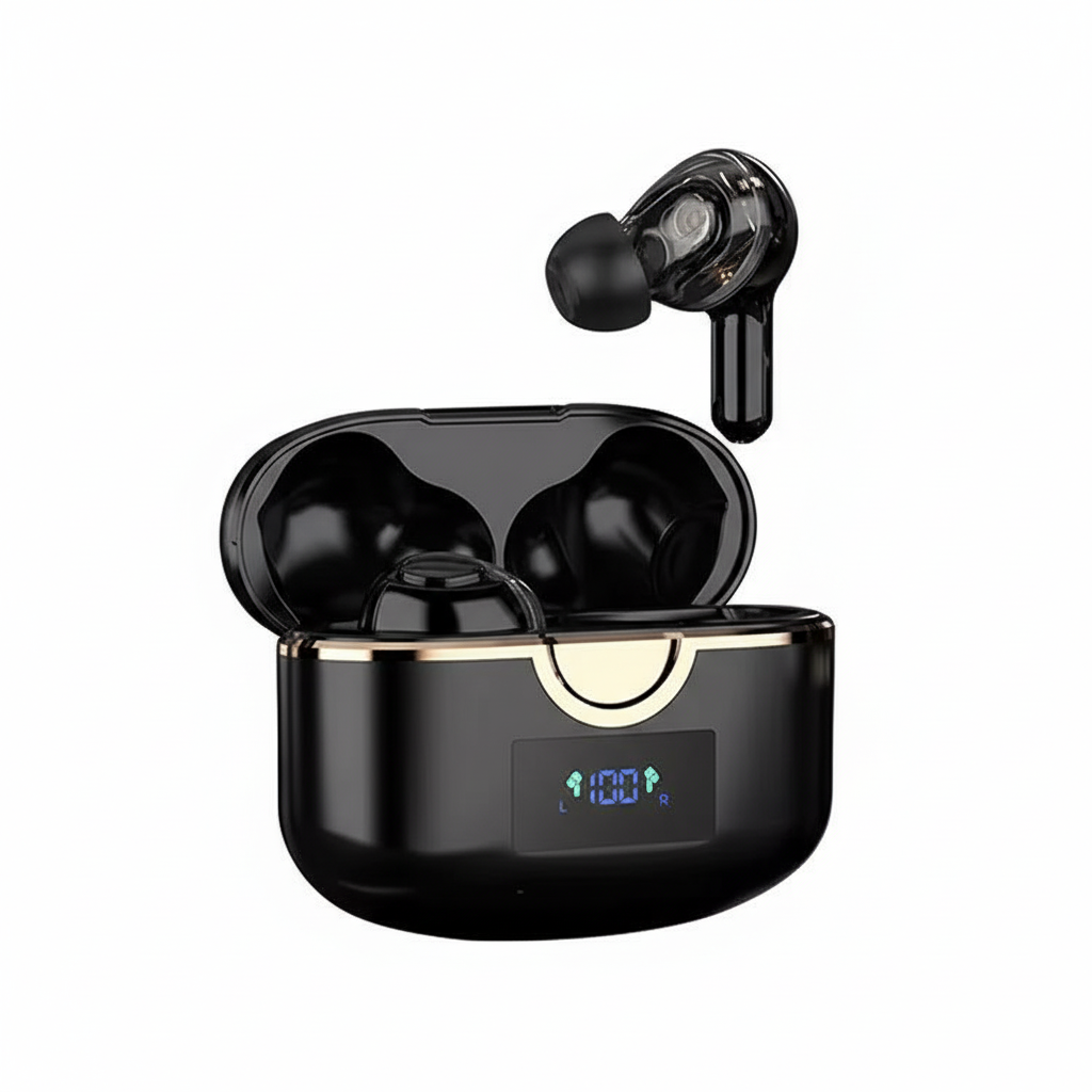 Auricolari wireless T22 TWS NFC True Stereo Cuffie MINI impermeabili Auricolari con display digitale Cuffie Bluetooth