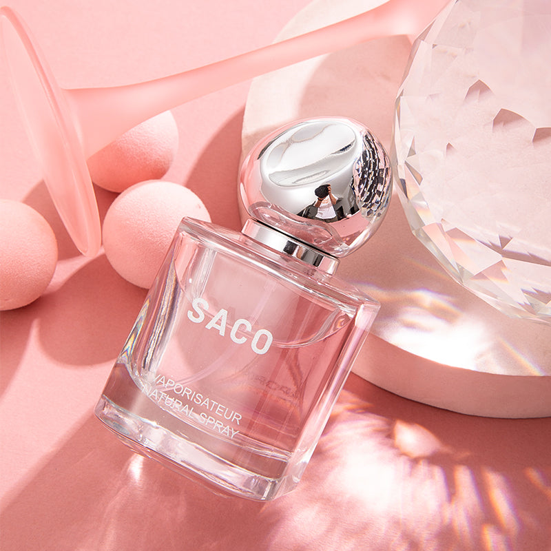 SACO Women's Perfume Long-Lasting Light Scent Fresh Natural Long Lasting Fragrance Eau De Parfum 50ml Floral Fragrance 