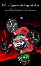 Smart Watch Waterproof And Fully Fit High-definition Round Screen 7-day Battery Life APP Dial