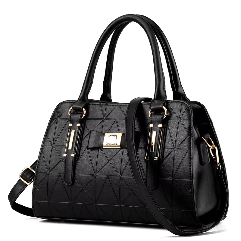 Women's Fashionable Handbag Embossed Hand bag Large Capacity Single Shoulder Messenger Bag Women's Crossbody Bag
