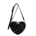 Luxe crossbodytas voor dames, schoudertas van PU-leer, hoogwaardige hartvormige doos, modieuze crossbodytas voor dames