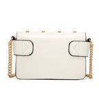 Women's Pearl Shoulder Crossbody Small Handbag Large Capacity PU Leather Shoulder Bag Women Square Clutch Handbag