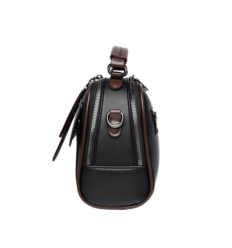 Women's Classic Crossbody Bag PU Leather Messenger Bags Shoulder Handbag Zipper Closure Good Quality Handbags