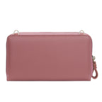 Women's Crossbody Bag Double Zip Wallet Fashion Purse Lady Card Holder Mobile Phone Bag  Shoulder Strap Purse