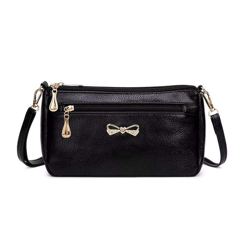 Women's Fashionable Atmospheric Messenger Bag PU Leather Purse Shoulder Bags Cute Handbag Clutch Crossbody Bag