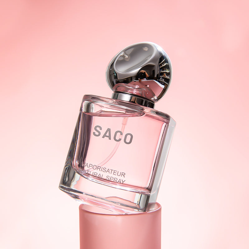 SACO Women's Perfume Long-Lasting Light Scent Fresh Natural Long Lasting Fragrance Eau De Parfum 50ml Floral Fragrance 