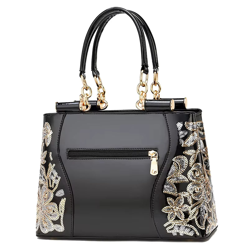 Dames handtas met meerdere ritsvakken, grote capaciteit, luxe schoudertas, diagonale crossbody, modieuze damestas