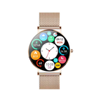T8 Women's AMOLED Smart Watch Call Remind Ladies Physiologic Function Clock Sport Bracelet Health Track Waterproof Smartwatch