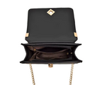Women's Bag Pu Soft Leather Small Square Bag Retro Shoulder Bag Rhombus With Chain minimalist one shoulder bag