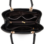 Women's New Style Litchi Pattern One-Shoulder Diagonal Handbag PU Leather Women Shoulder Crossbody Bags