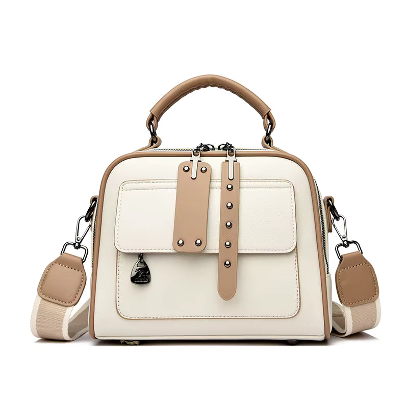 Women's Classic Crossbody Bag PU Leather Messenger Bags Shoulder Handbag Zipper Closure Good Quality Handbags