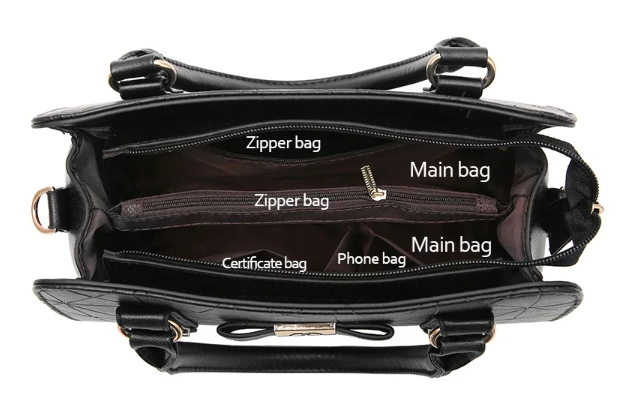 Women's Fashionable Handbag Embossed Hand bag Large Capacity Single Shoulder Messenger Bag Women's Crossbody Bag