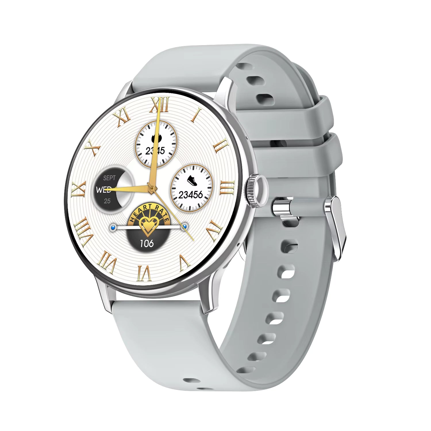 Smartwatch Gezondheidszorg Fitness Track Amoled Display Bluetooth BT Oproep Hartslag NFC Multi-Soprts Mode Sport Smartwatch