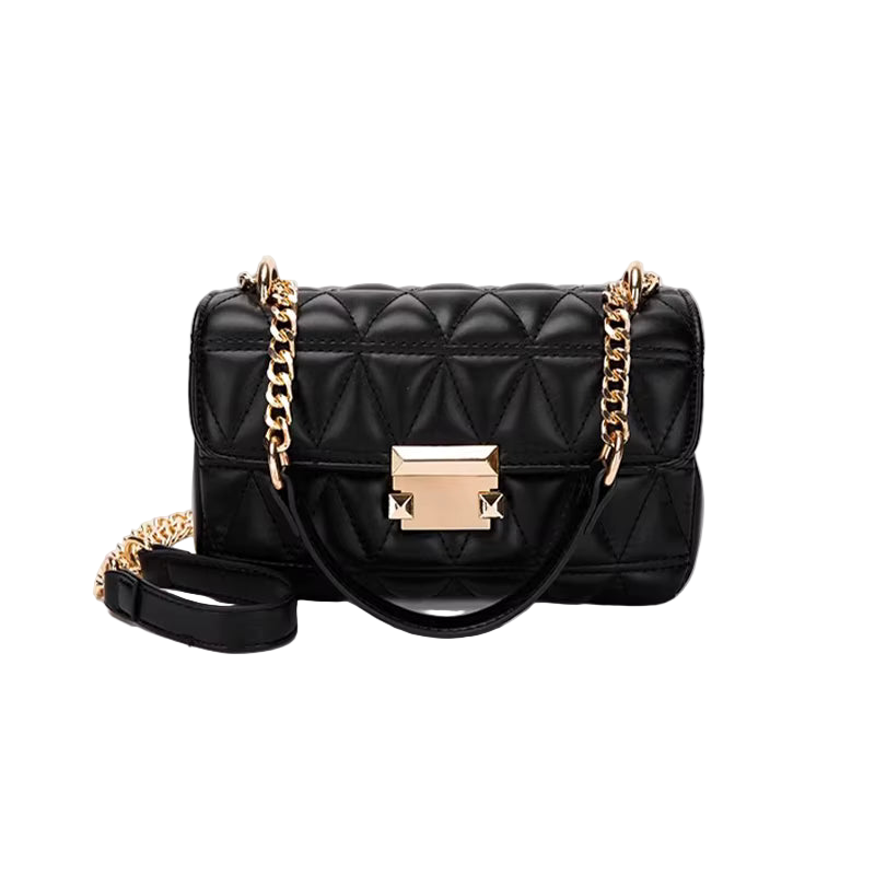 Women Small Fragrance Messenger Bag Mini Crossbody Tote Bag Genuine Leather Single Shoulder Strap Women Bag