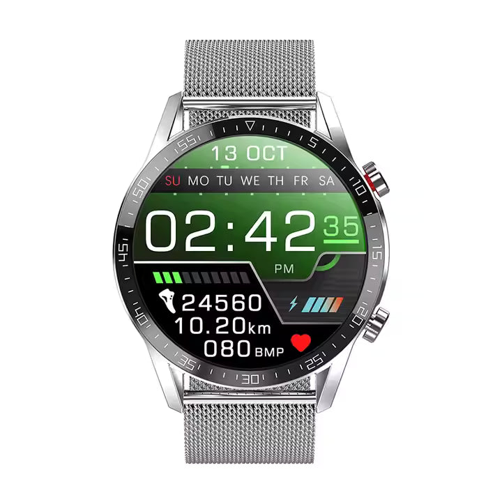 Smart Watch BT Call Fitness Track Smart Reminder Watch IP68 Waterproof ECG PPG Blood Pressure Fitness Track Smart Watch