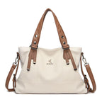 Women's Handbag Original Leather Women Shoulder Handbag Multi Pocket Large Capacity Crossboday Women Handbag