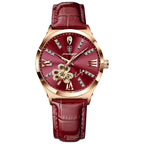 POEDAGAR Women Quartz Watch Top Brand Luxury Ladies Wristwatch Genuine Leather Band Bracelet Classic Women Watch