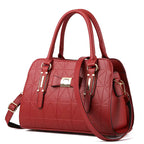 Women's Fashionable Handbag Embossed Hand bag Large Capacity Single Shoulder Messenger Bag Women's Crossbody Bag