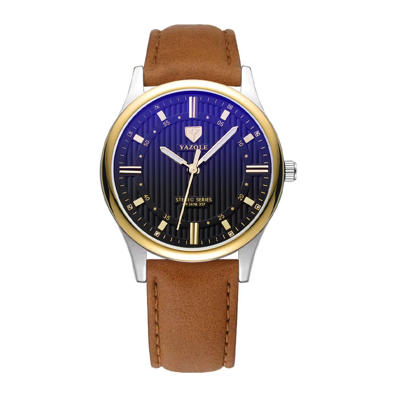 YAZOLE Women's Quartz Wrist Watches Waterproof Luminous Original Leather Band Watches Women's Luxury Quartz Watches