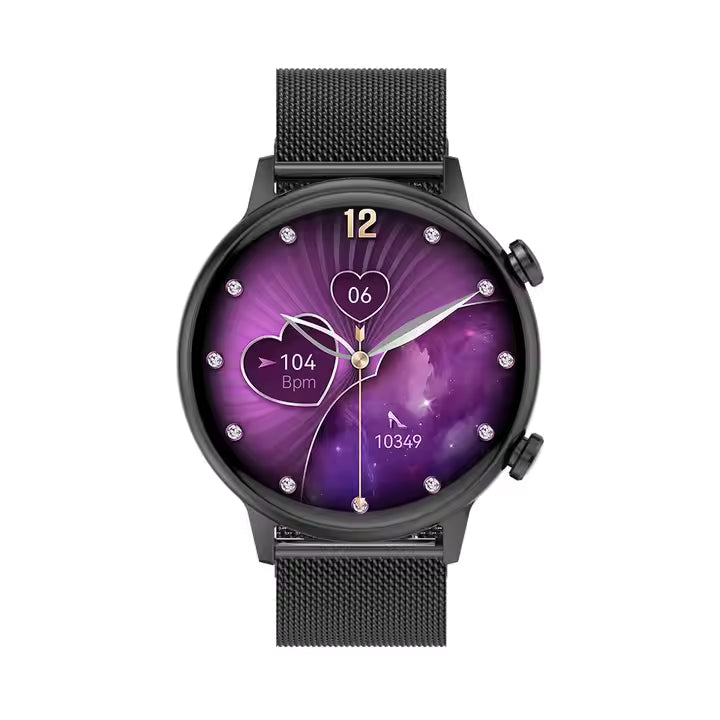 Orologio intelligente da donna HK39 Bluetooth BT Chiamata Schermo AMOLED HD Monitoraggio della salute NFC Promemoria intelligente Modalità sport Orologio intelligente da donna