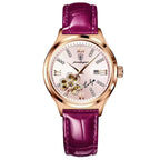 POEDAGAR Women Quartz Watch Top Brand Luxury Ladies Wristwatch Genuine Leather Band Bracelet Classic Women Watch