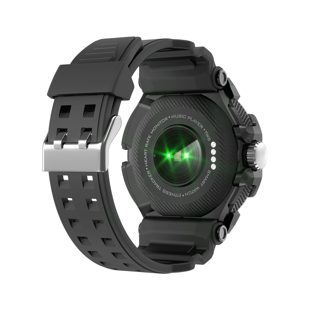 Orologio intelligente da uomo con auricolari TWS, Bluetooth, chiamata, display AMOLED, fitness tracker, monitoraggio della salute, pagamento NFC, orologio intelligente