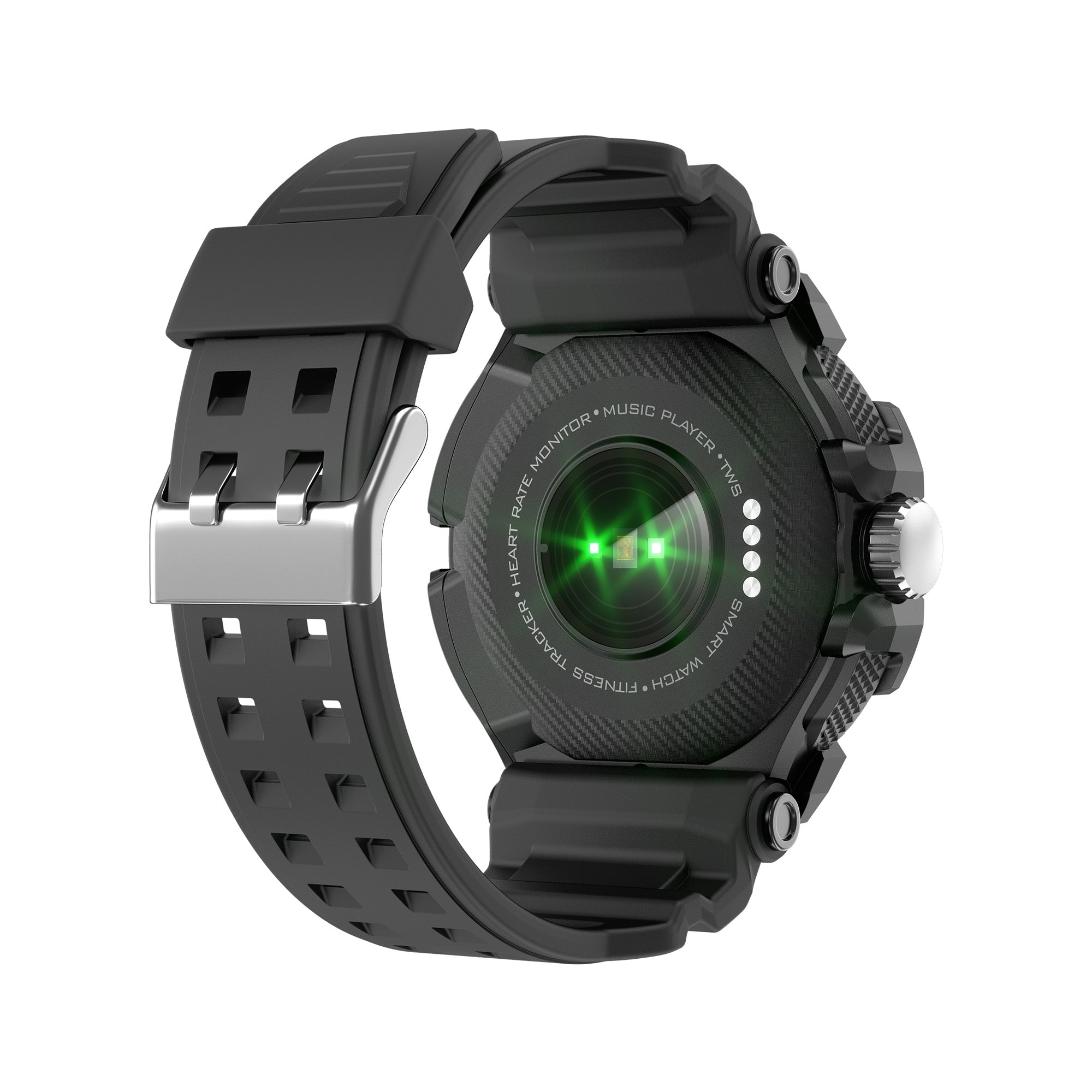 Orologio intelligente da uomo con auricolari TWS, Bluetooth, chiamata, display AMOLED, fitness tracker, monitoraggio della salute, pagamento NFC, orologio intelligente