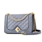 Women's Bag Pu Soft Leather Small Square Bag Retro Shoulder Bag Rhombus With Chain minimalist one shoulder bag