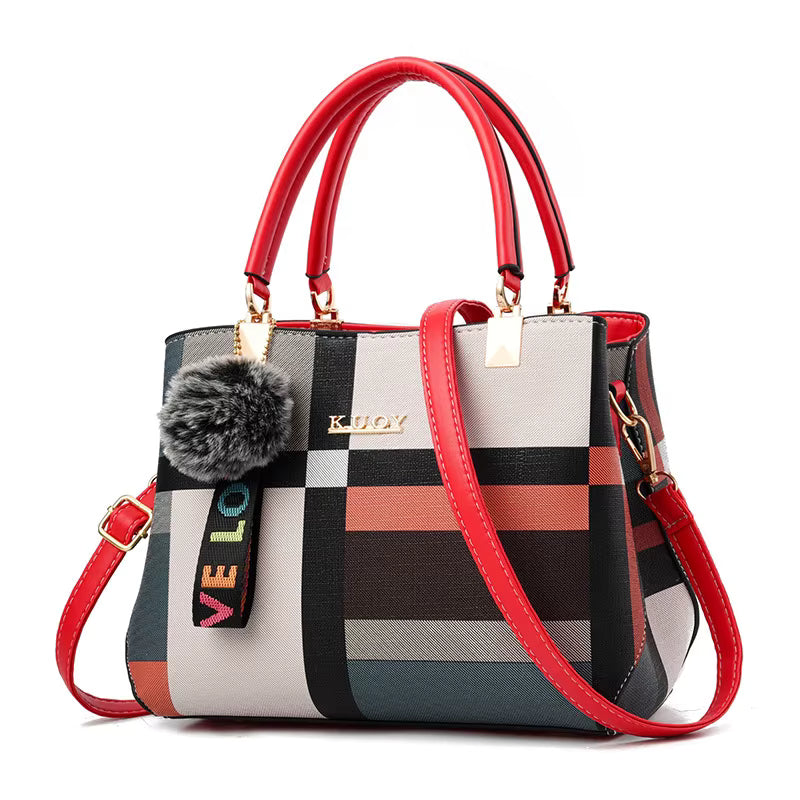 Dames Casual Grote Capaciteit Waterdichte PU Leren Handtas Hoge Kwaliteit Schoudertas Mode Dames Crossbody Tassen